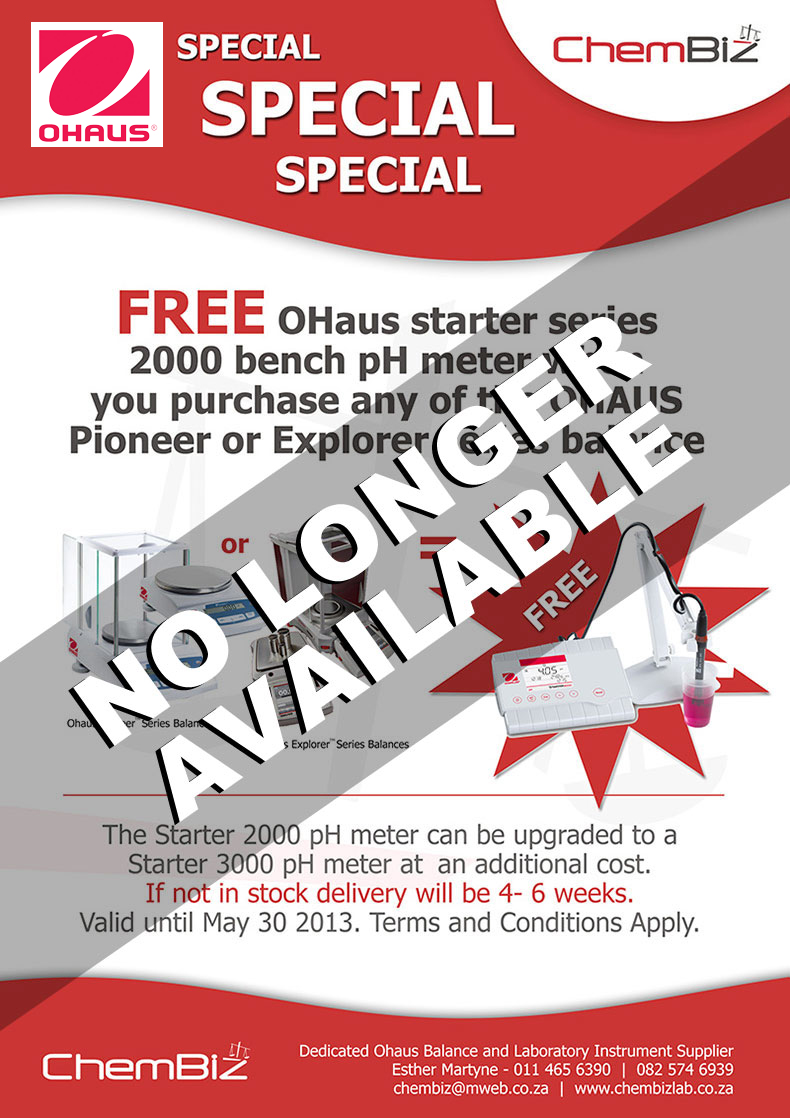 Ohaus Balance Special banner